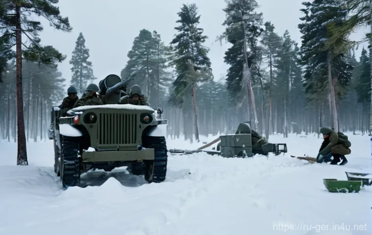 제2차 세계대전 독일 전황 - A dynamic, wide-angle shot of a German Panzer division rapidly advancing through a rural European la...
